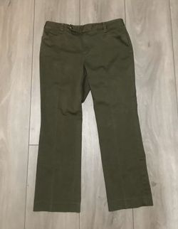 Lauren by Ralph Lauren Adelle Size 10p Flat Zip Front Pants