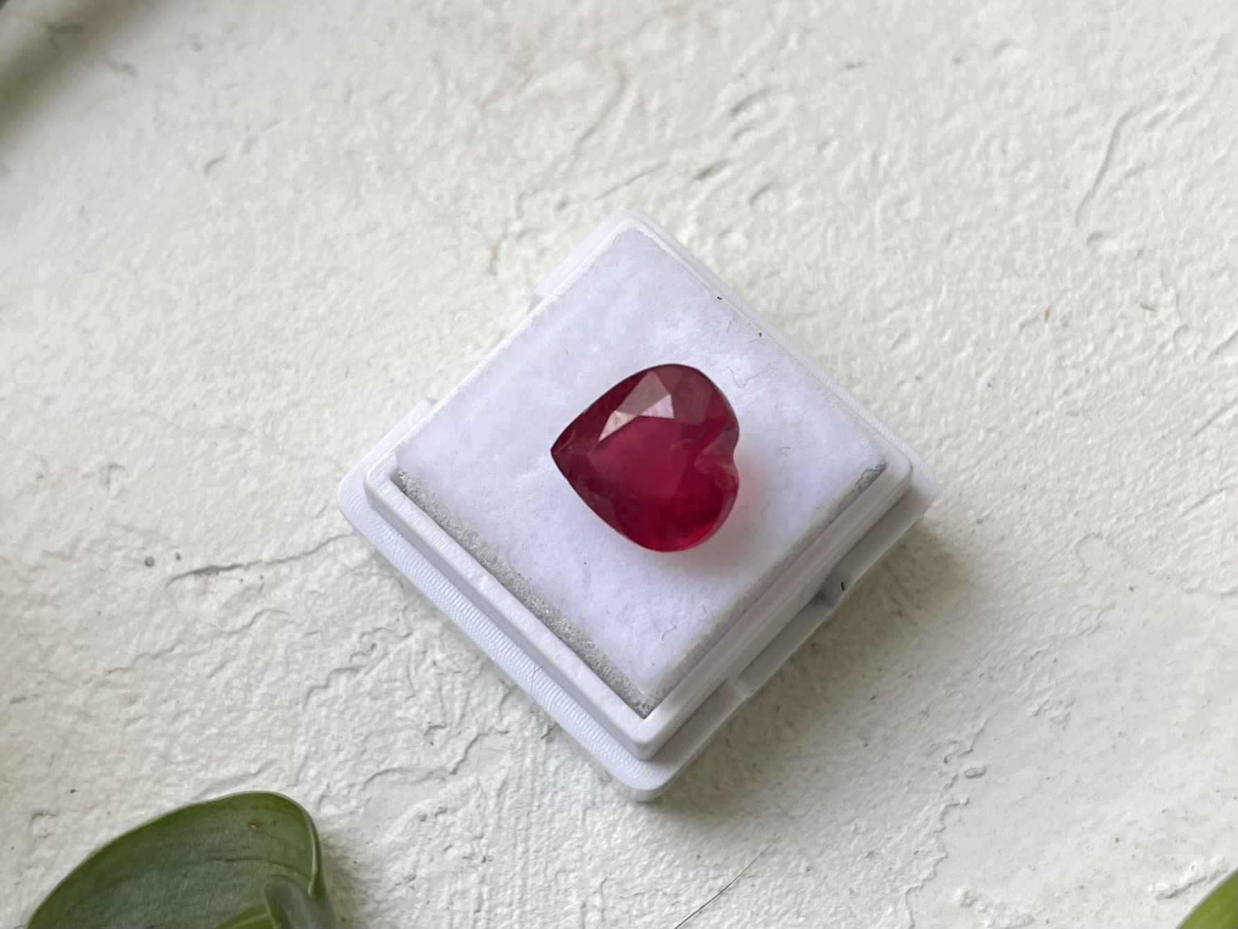 2.3 Ct Heart Cut Natural Ruby