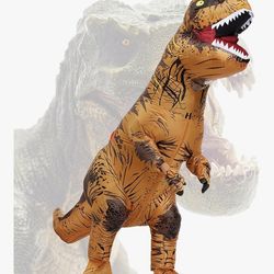 Inflatable dinosaur costume adult size