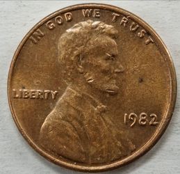 1982 Lincoln Large Date 1 - Cent UNC GEM Error