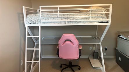 Stair bed with study desk and chair