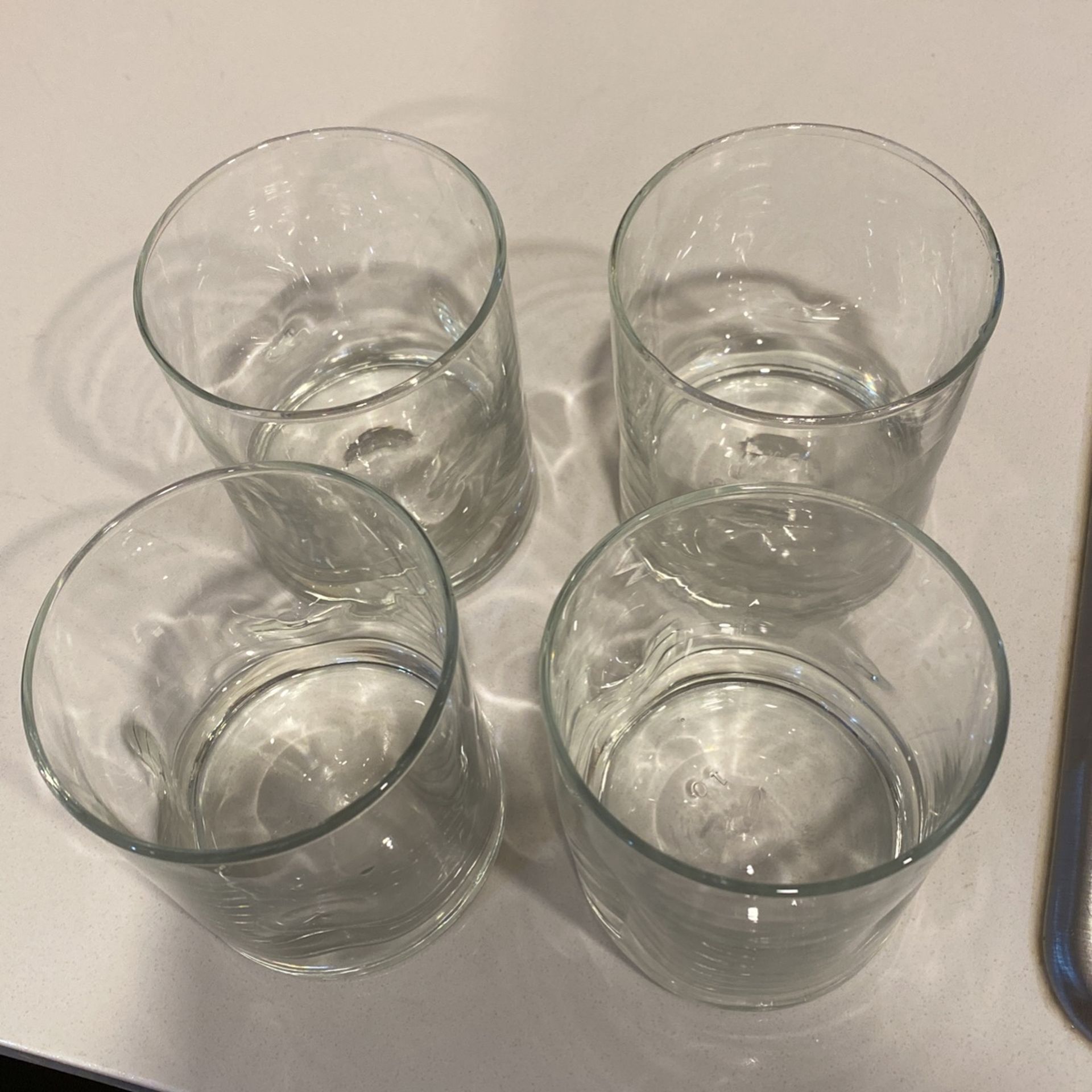 Four (4) Luxury drinking cups/glasses