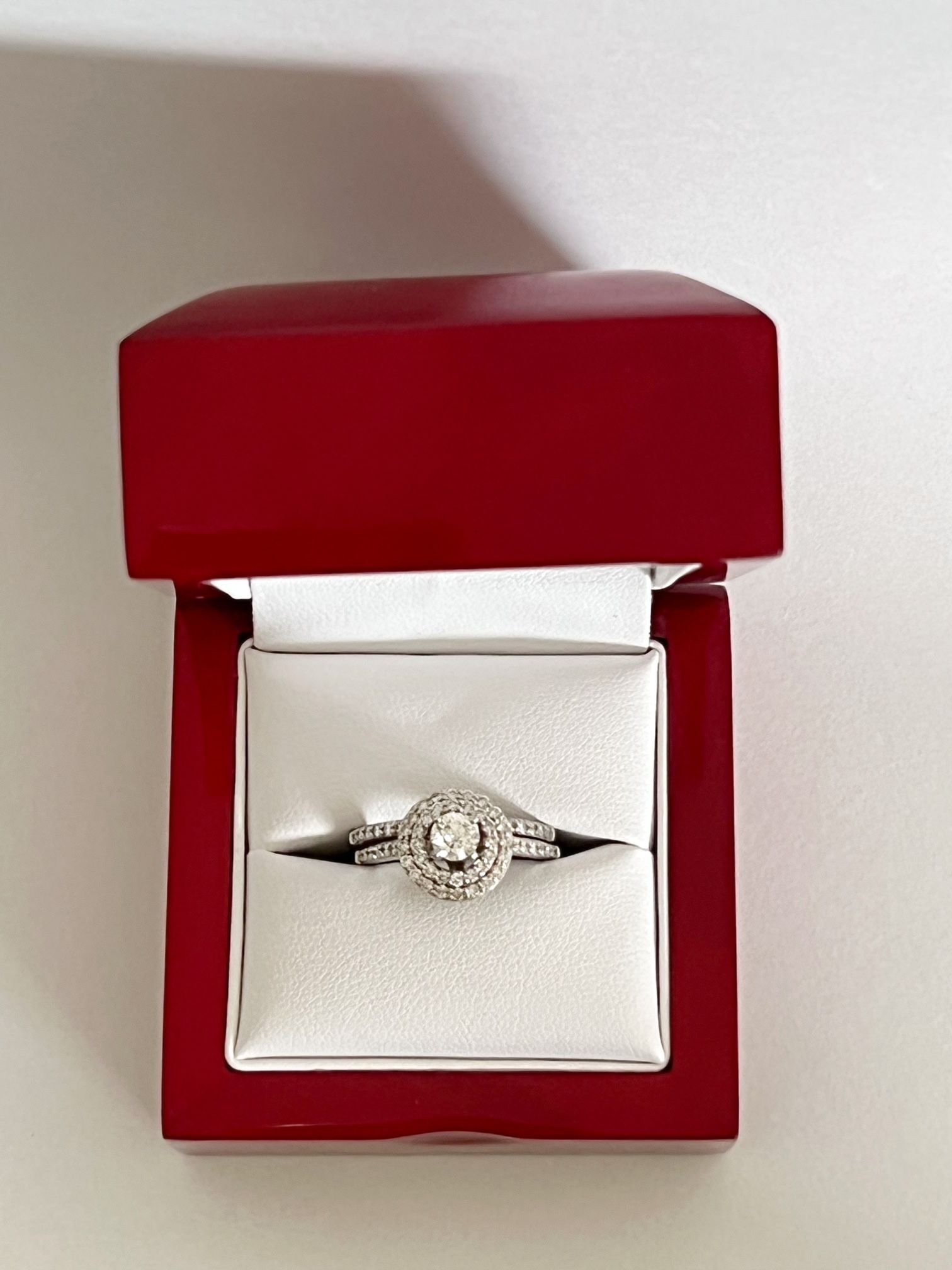 Engagement Ring And Matching Wedding Band