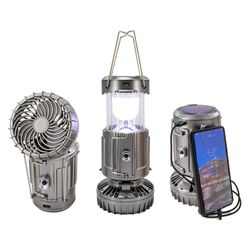 Solar Charging Fan & Light For Camping, I have 2 colors Gray & Gold