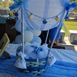 Hot Air Balloon Center Pieces Baby Shower Or Birthday 