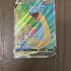 Lapras V Pokémon Card
