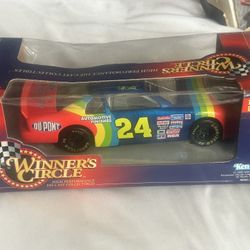 Jeff  Gordon 24 Winners Circle  Die Cast Heavy Metal