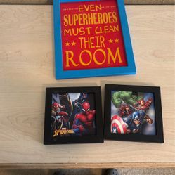 Superhero Wall Frames