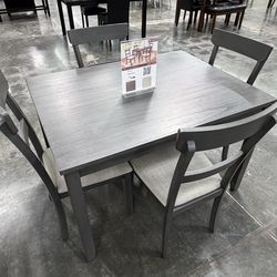 Gray Dining Table Set