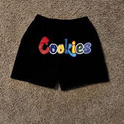Black “cookies” Shorts