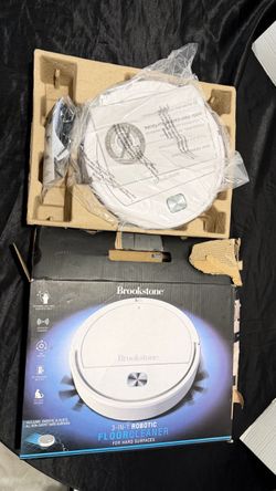 New Brookstone 3-in-1 Robotic Floor Cleaner