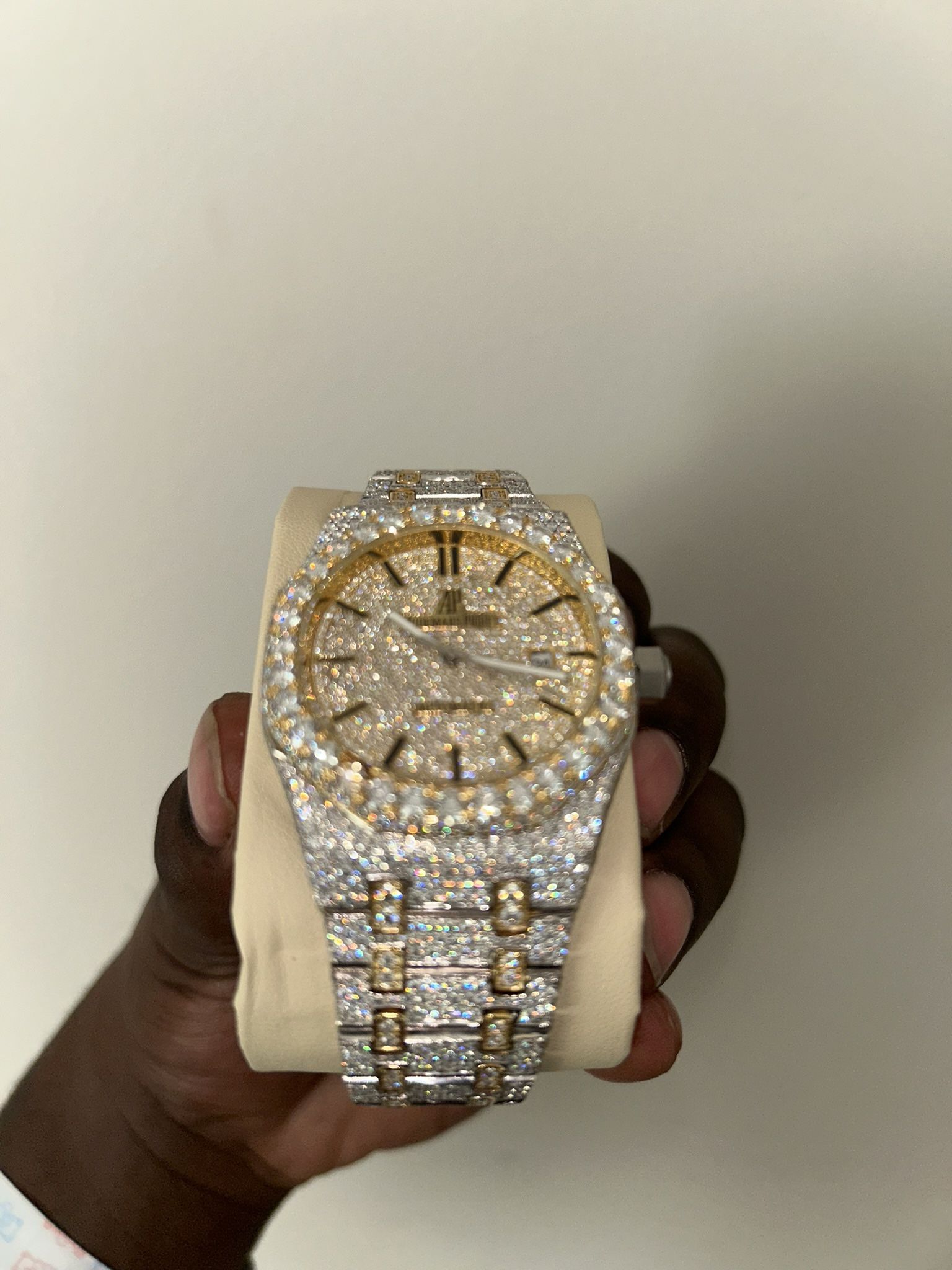 AP 2 Tone Iced Out VVS1 Clarity