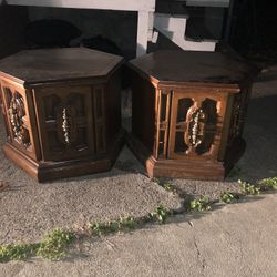 Pair Of End Tables 