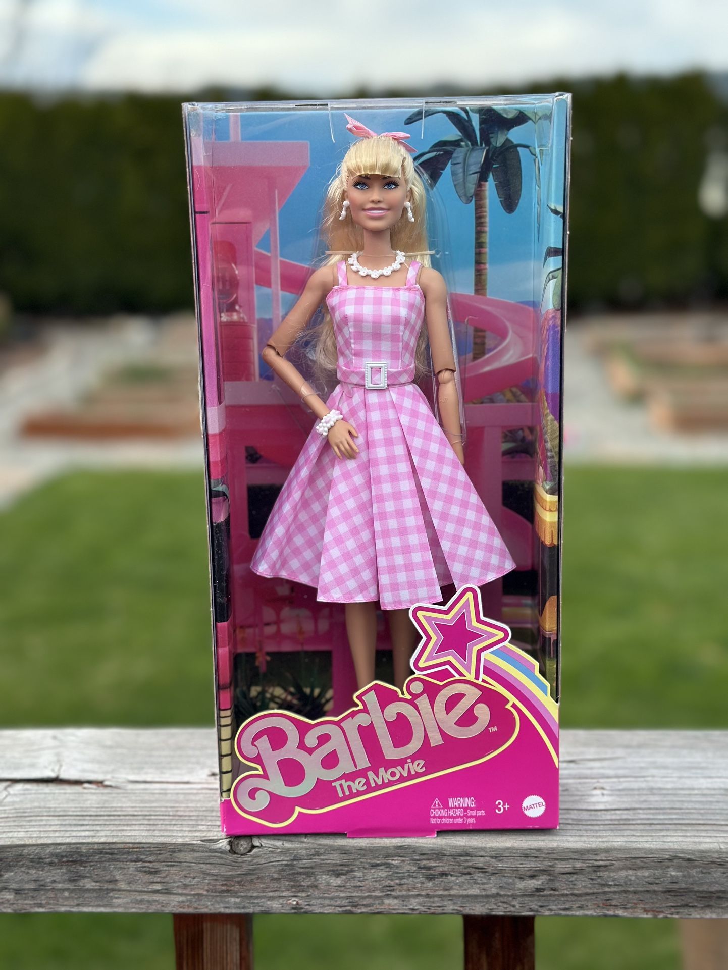 Barbie The Movie Collectible Doll Margot Robbie as Barbie in Pink Gingham
