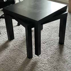 IKEA Black Stacking Tables