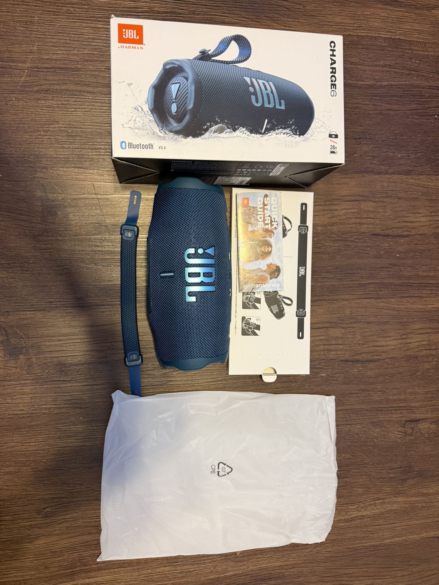 Navy Blue - JBL Charge 6 Speaker New