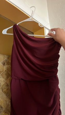 Burgundy elegant dress