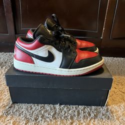 Jordan 1 Low Bred Toe Low