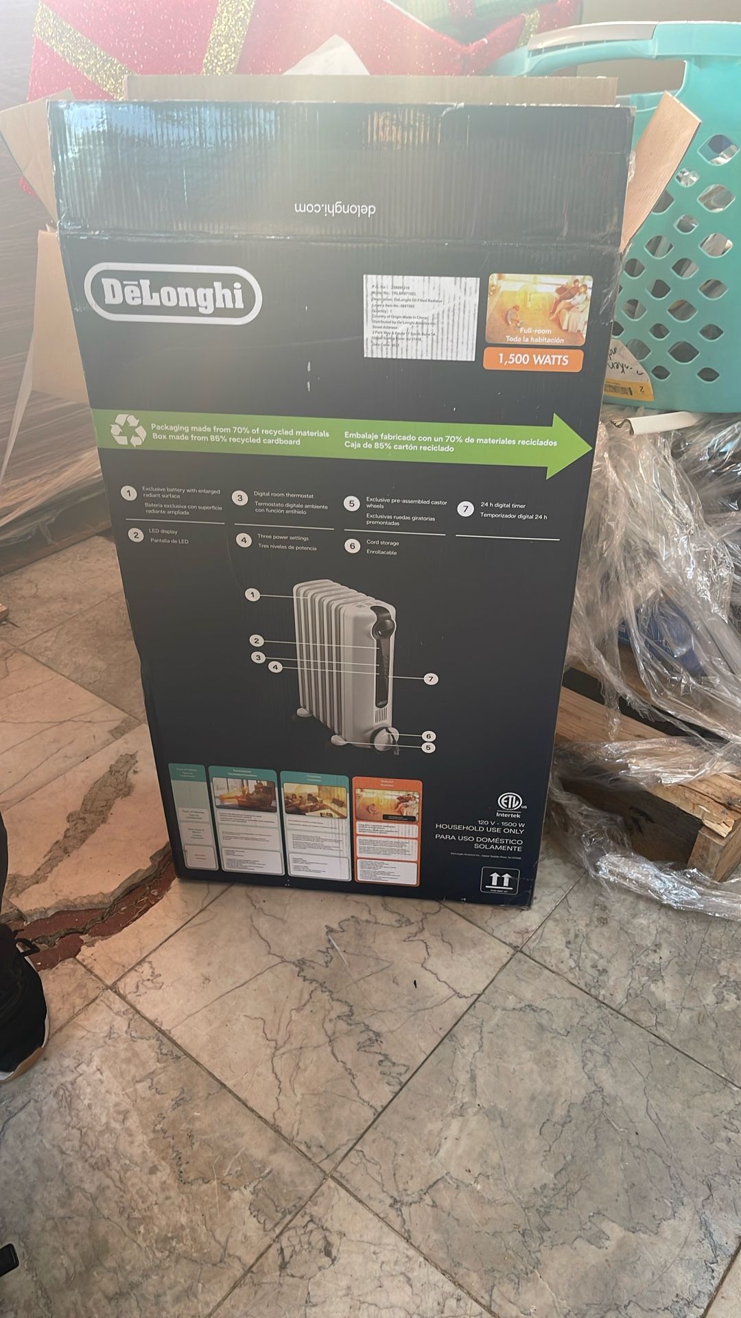 Delonghi Election Space Heater