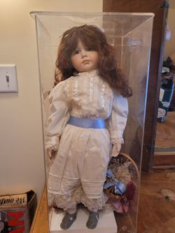 Handmade Porcelain Doll 20"