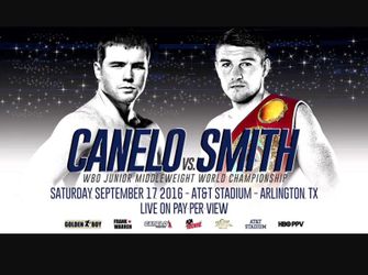Canelo vs Smith- 09.17.16- ticket