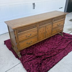 Mid century Long Dresser By Caldwell Furniture 