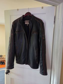 Men's Leather Riding Jacket