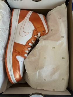 Jordan Mid 1s /Electro Orange