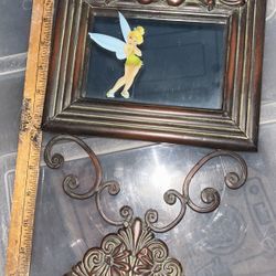 Vintage Hanging Metal Mirror