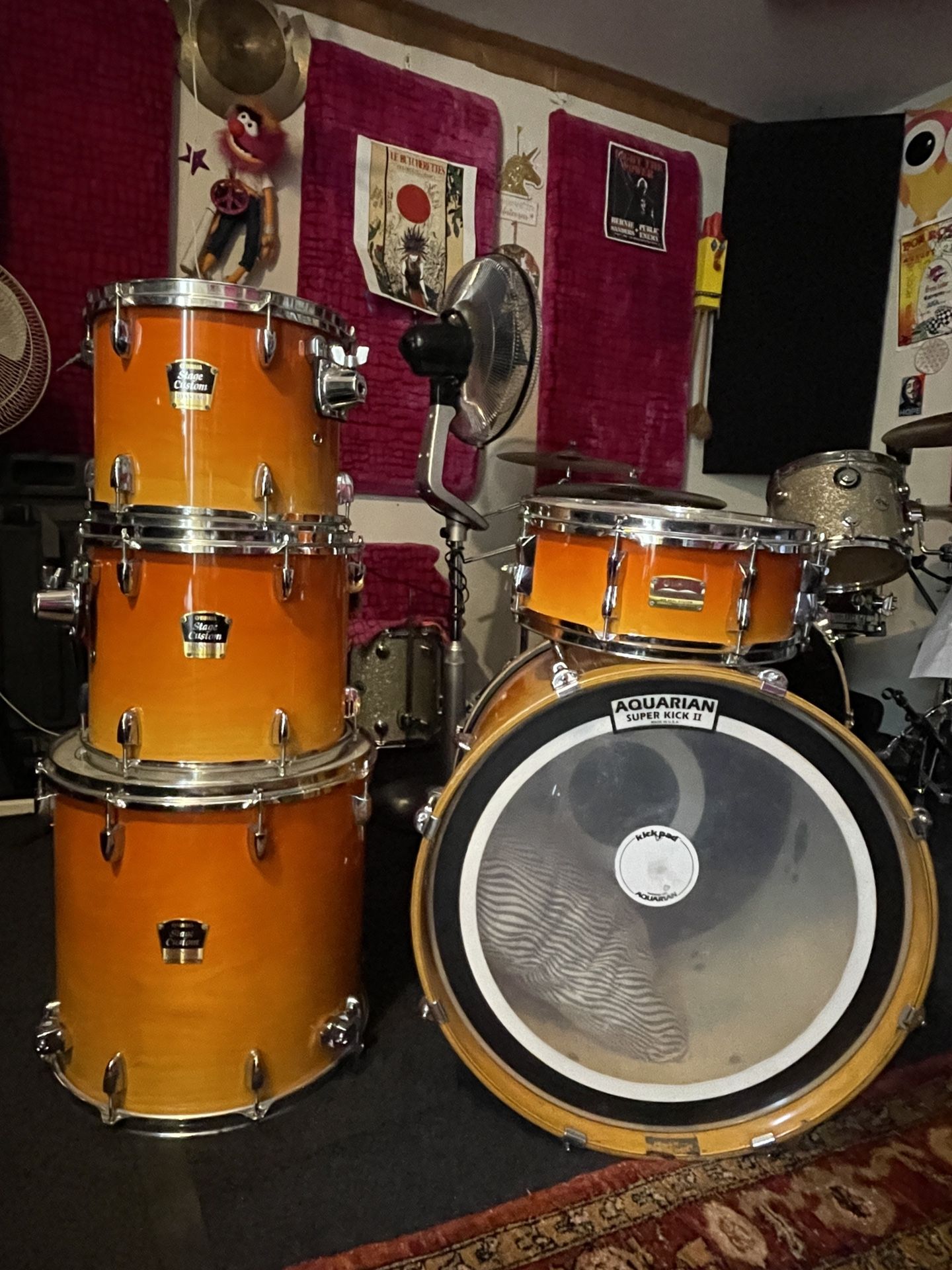 Yamaha Stage Custom Advantage 5 Piece Drum Kit W/Cases