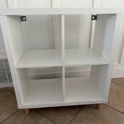 IKEA Kallax 4 Cube With Removable Drawer Doors