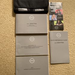 *Nissan Sentra Owners Manual OEM Factory Original US KIT+Black Storage Case