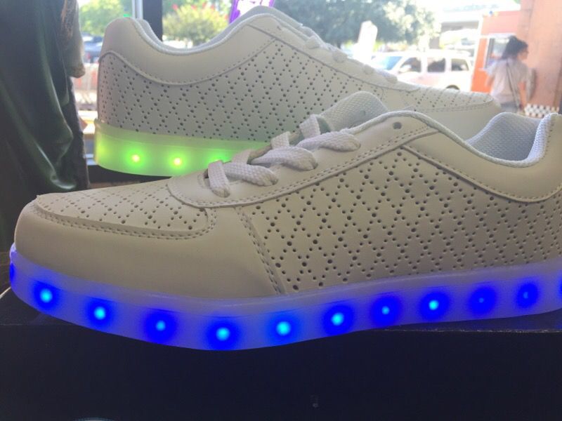Led light glow shoes
