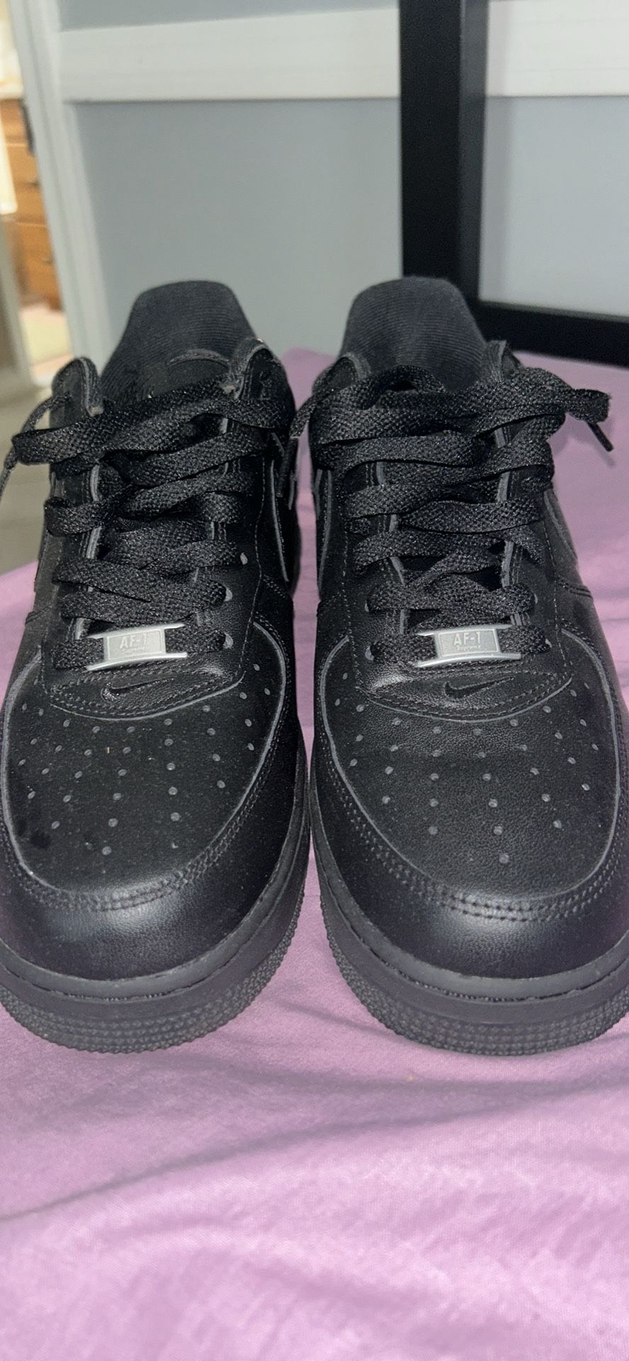 Black Supreme Air Force 1s