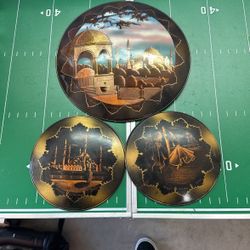 Three Copper Plates Very Unique