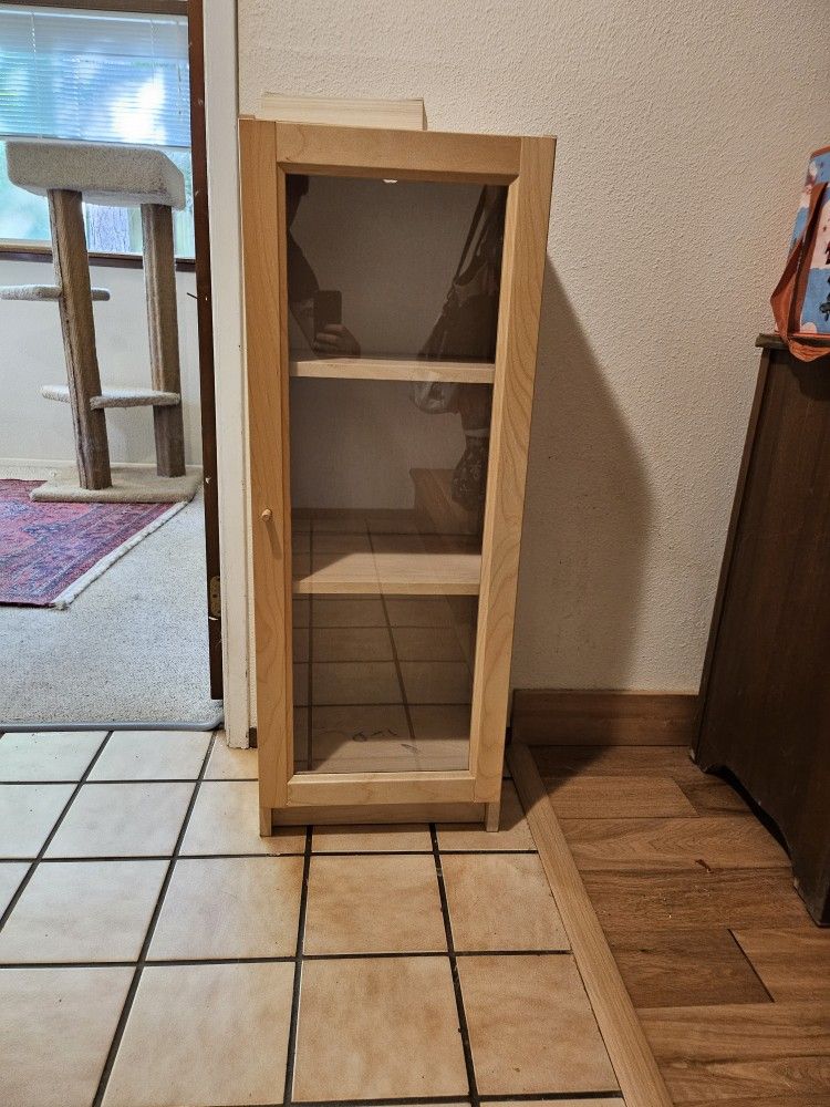 Ikea Cabinet With Glass Door