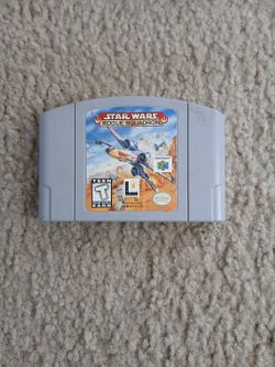Star Wars Rogue Squadron Vintage Nintendo 64 Video Game Cartridge N64 George Lucas