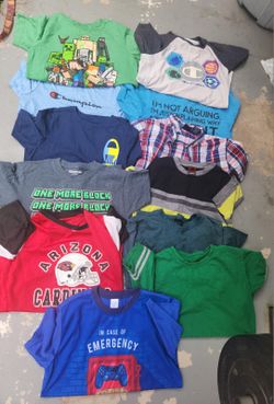 Boys T-Shirts and Tops Bundle Lot 10/12