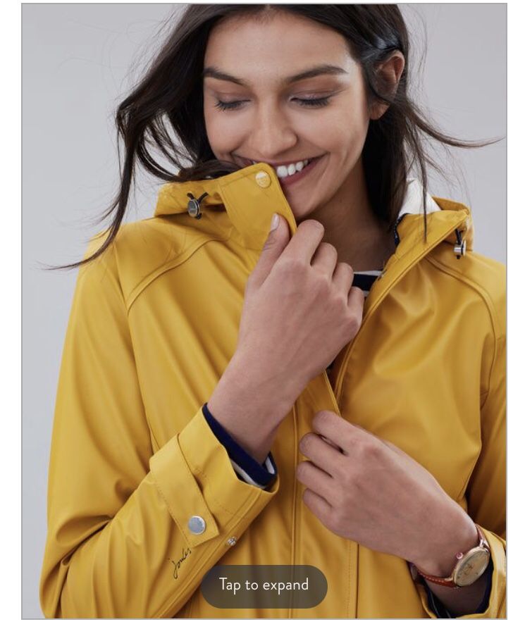 Joules Hooded Waterproof Raincoat/Jacket