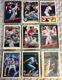 MLB, NBA, NFL trading cards