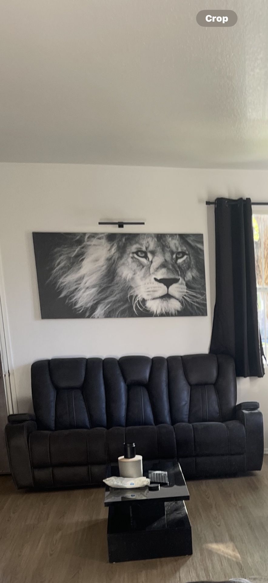 Viking Graphite 83'' Manual Reclining Sofa & 74'' Gliding Console Loveseat with USB Port