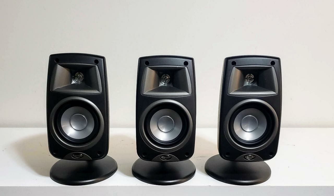 3 pce. KLIPSCH Quintet Surround/Satellite Speaker Syst.