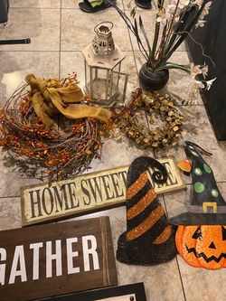 Fall and Halloween Home Decor Bundle