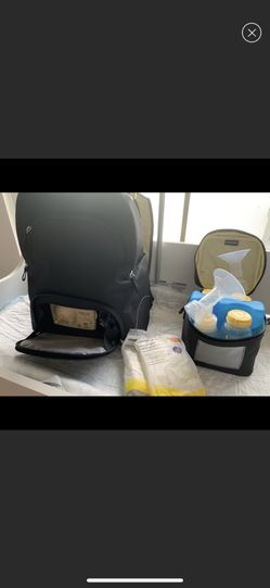 Medela breast pump with backpack