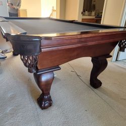 Pool Table 7 Foot W/ New Felt And Install Conelly