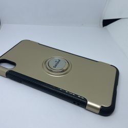 For iPhone XS Max Kickstand Ring Gold Case Cover Protector 