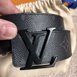 Louis Vuitton Monogram Eclipse Belt – Unisex,  With Dust Bag