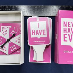 Never Have I Ever Girls Edition Party Game Complete Open Box