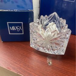 BY MIKASA FIRE BLOSSOM (NEW IN BOX )