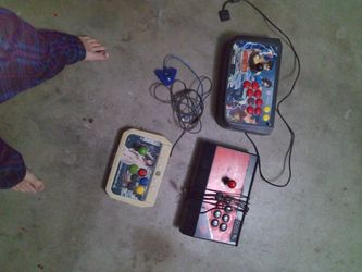 PS2 Xbox Mad Catz Fight Sticks 